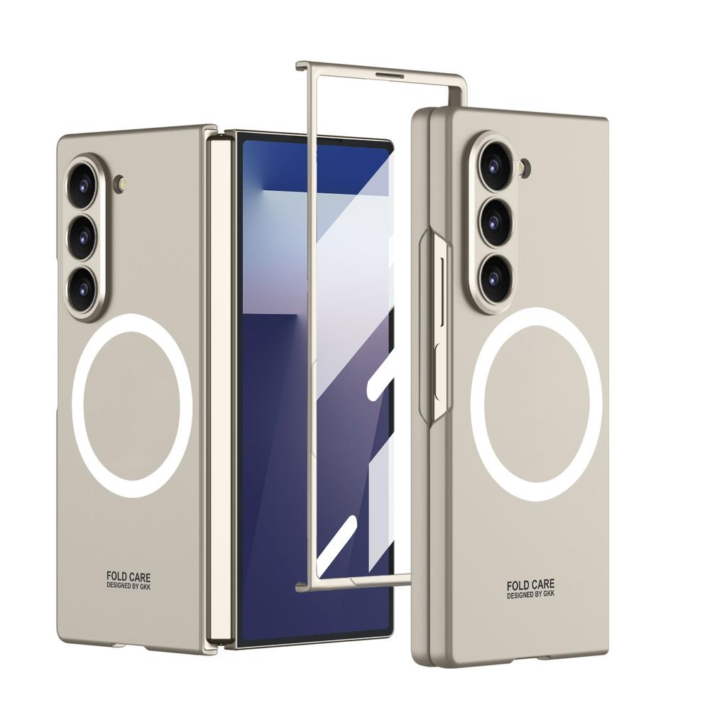 Magnetic Wireless Anti Fingerprint Filling Case for Samsung Z Fold7 Phone Case Car Fold7 Folding Screen Protective Case