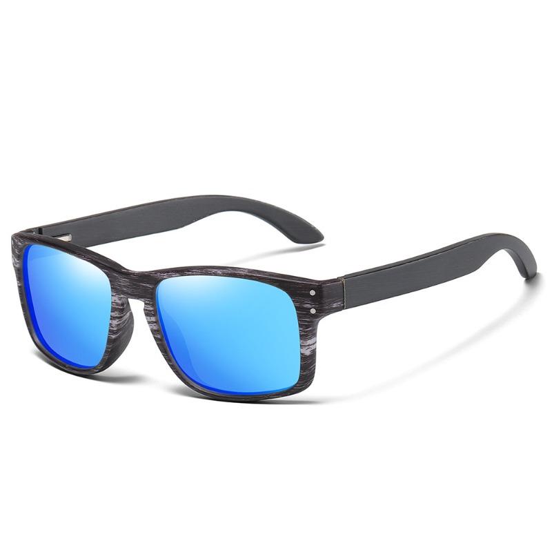 New Classic Men Wood Sun Glasses Natural Bamboo Wooden Sunglasses Handmade Polarized Glasses Mirror Coating Lenses Eyewear