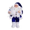 Christmas Santa Claus Figurine Family Kids Toy Doll Toy Gift New Year Gift Decoration for Holiday Party Fireplace Bedroom Decor
