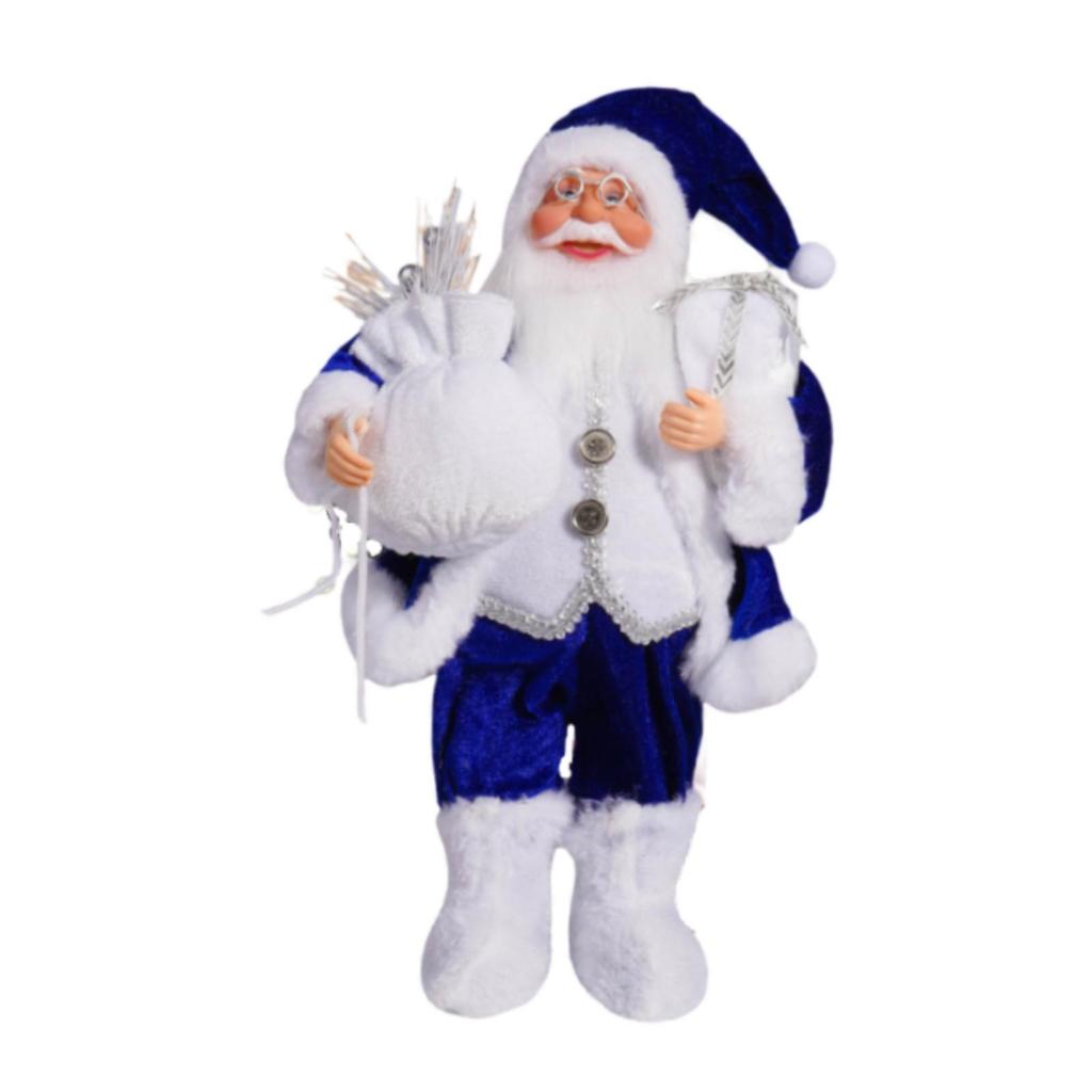 Christmas Santa Claus Figurine Family Kids Toy Doll Toy Gift New Year Gift Decoration for Holiday Party Fireplace Bedroom Decor