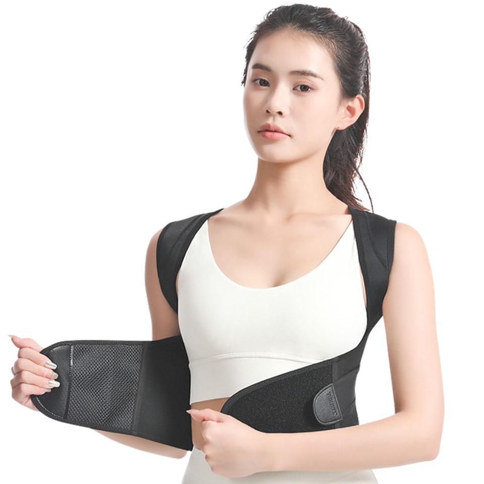 Aolikes Adjustable Posture Corrector Back Brace For Men Women Relief Upper Lower Back Pain Support