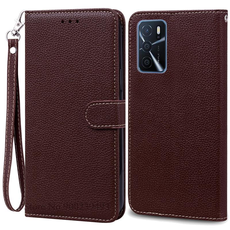 Pour OPPO A16 Étui Portefeuille à Rabat en Cuir Pour Oppo A16s Étui OppoA16 s CPH2269 CPH2271 Étui en Silicone Pour Oppo A16 A16s Housse