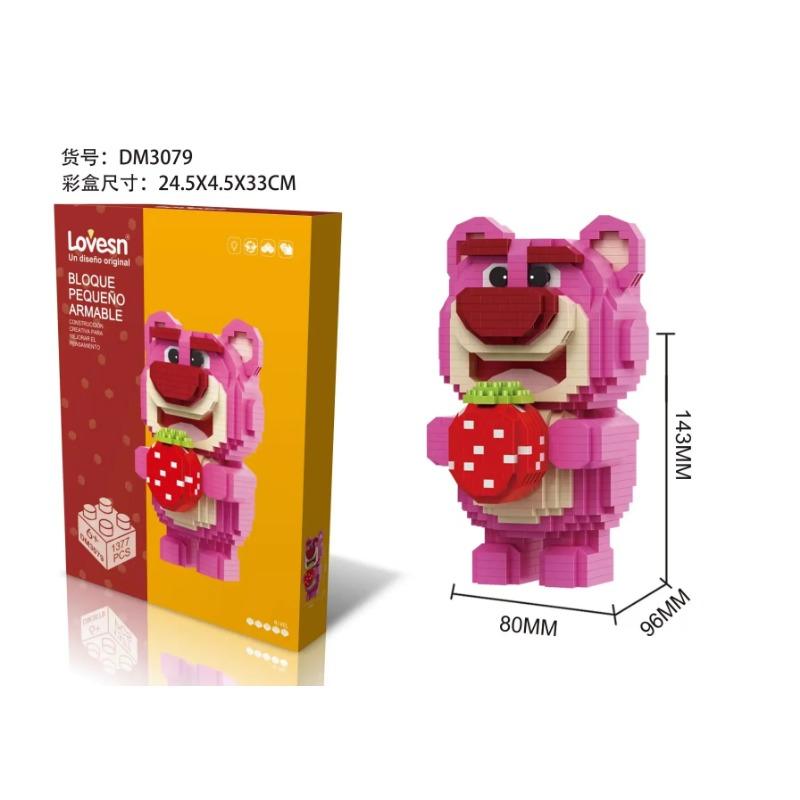 Micro Building Block Stitch Anime Assembled Model Mini Brick Figures Toys For Kids