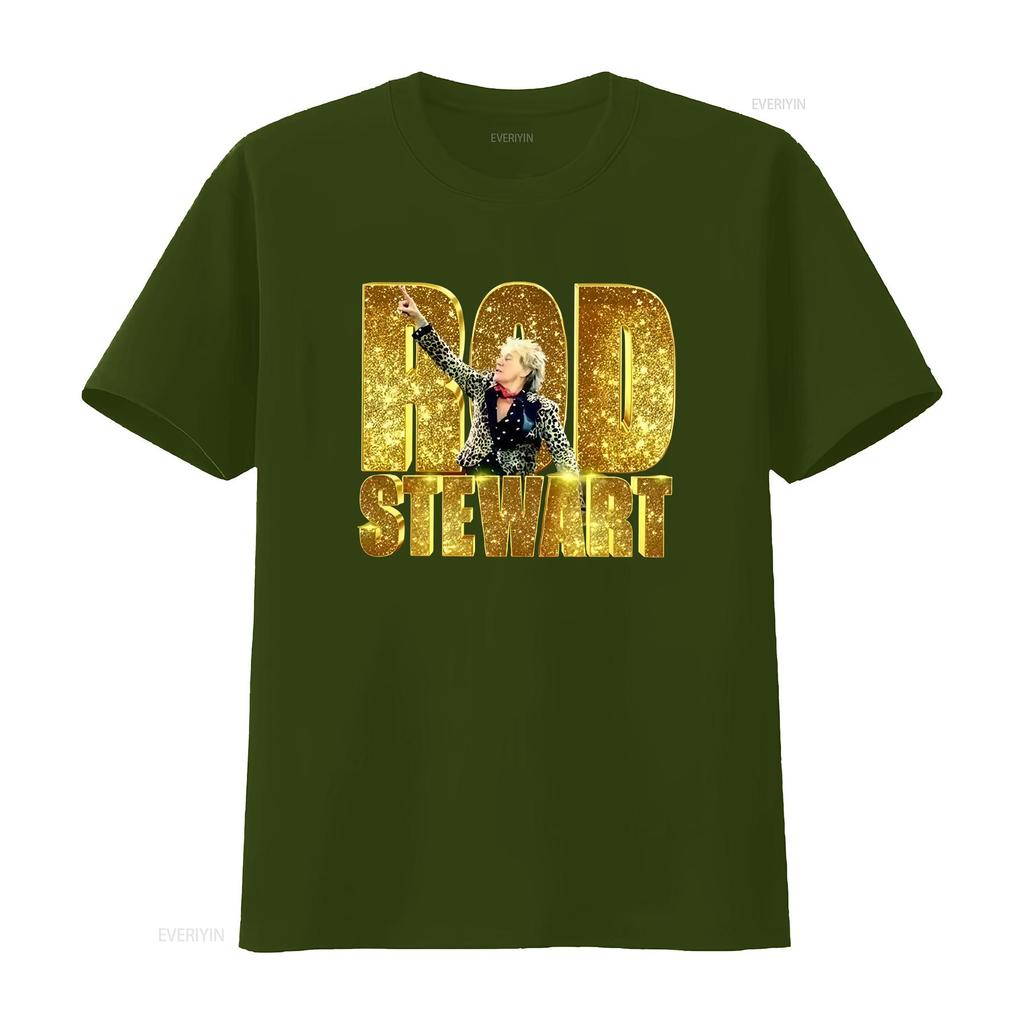 Nadir Rod Stewart 2025 Siyah Pamuklu Tüm Bedenler S 345xl Tişört Hrn168 Vintage Yıkanmış Yumuşak Tasarımcı Giyim Rahat Vintage