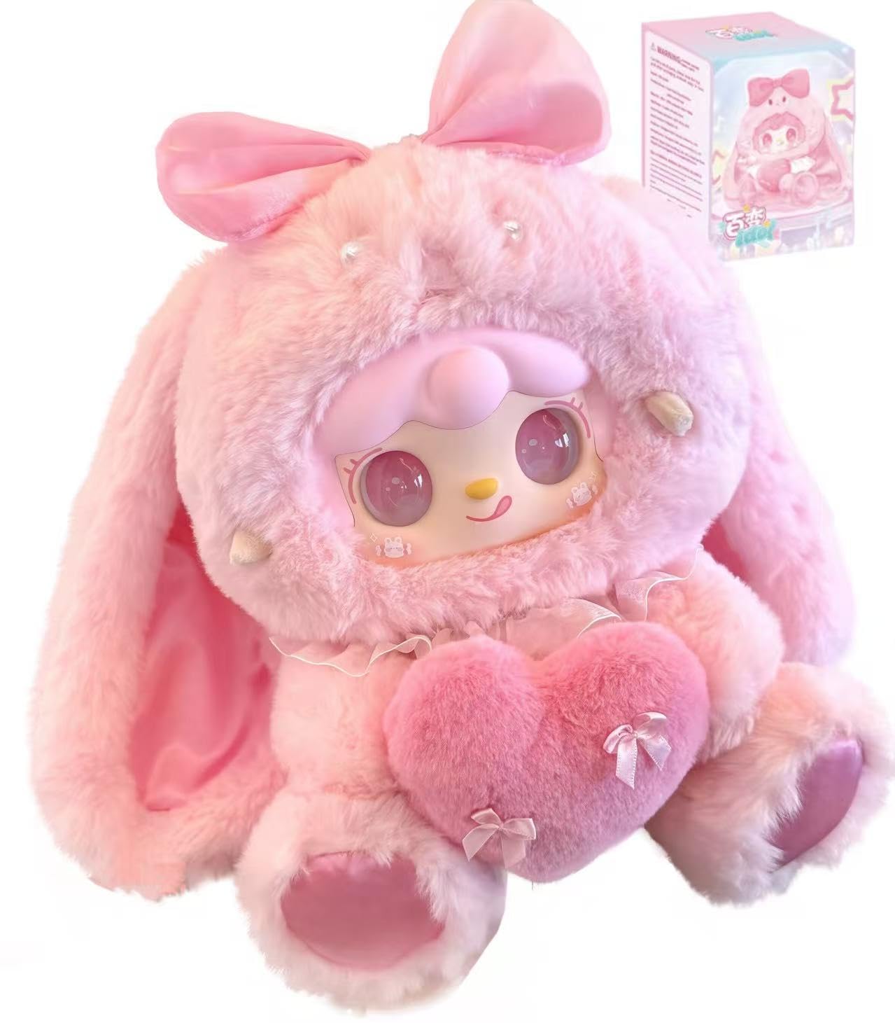 

Плюшевый блайнд-бокс Yooki 400% Серия «Сто изменений» Официально лицензированный Плюш в стиле Lovebu Пушистый материал и сменные наряды и особенный