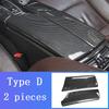 LHD For BMW 5 Series F10 F11 carbon fiber central armrest box cover storage box gear position panel decoration cover auto parts
