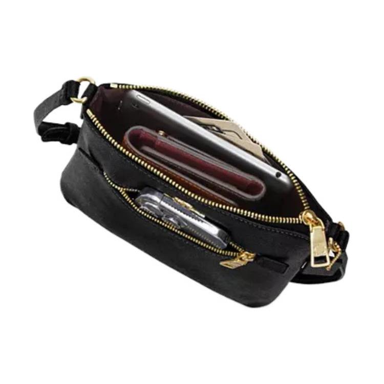 New COACH Rowan Cross Grain Leather Document Bag, Shoulder Bag, Crossbody Bag Mini Women's Black CE871-IMBLK