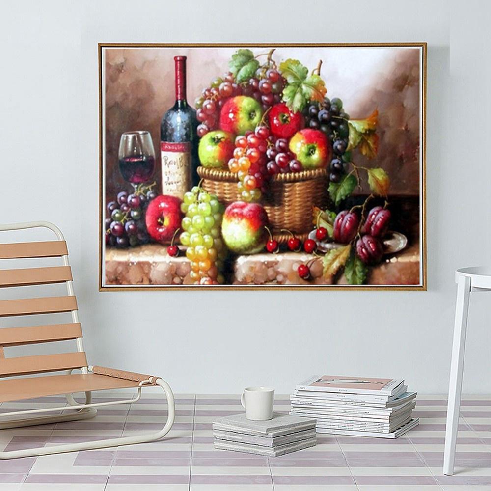 Buy Diamont Painting Food Diamond Painting 5D New Arrivals Cross Stitch