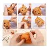 TVETE Wool Felting Kit Needle Beginner [Orange Cat] English Instruction Manual Included Handicraft Kit Introduction Stress Relief Healing DIY Craft