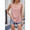 YYFS Women's Fashion Casual Summer Spring Solid Color Print Sleeveless U-Neck Blouses & Shirts