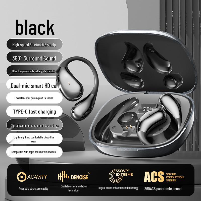 

X32mini Wireless Bluetooth Bone Conduction Sports Headphones – Over-Ear, High-Quality Audio