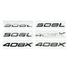 Suitable for the New Darth Vader 408X 5008 508L Car Sticker Trunk Label ABS Modified Car Logo