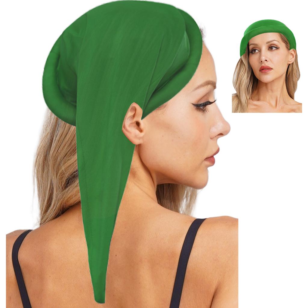 Christmas Elf Hat Unisex Women Men Dwarf Hat Padded Solid Color Pointed Caps Gnome Hat for Halloween Cosplay Carnivals Supplies