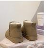 Snow boots women's winter 2025 new versatile winter shoes students cute velvet thickened warm outer wear cotton shoes