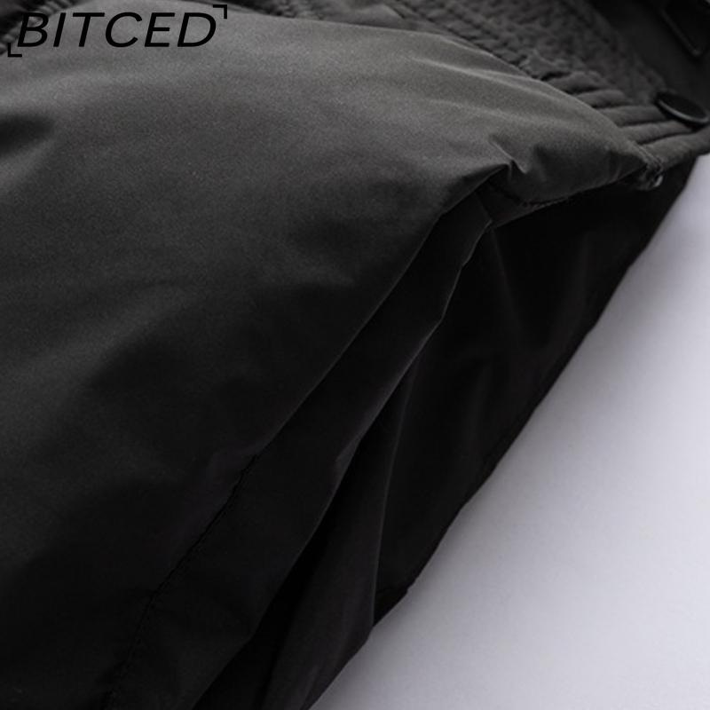 BITCED Women's Plus Size Long Down-Filled Quilted Vest with Hood, Thickened Sleeveless Coat for Autumn/Winter