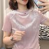 2024 Summer Plus Size Women's Casual Slimming Short Sleeve Top