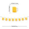 Oktoberfest Party Decorations Beer Banner Balloon 40th Cake Topper Number Balloon for German Beer Birthday Party Supplies Favors