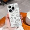For Huawei Pura 80 70 Pro Plus Ultra Honor X6C 8C Phone Bags Cute Big Eyed Black Cat Patterns Luxury Transparent Lens Protection Case For Huawei Shell
