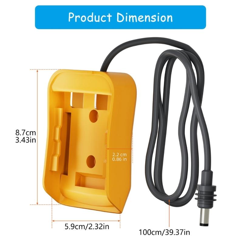 Portable Power Solution for Mini Antennas Using 18V/20V Battery for Home Projects and Field Work