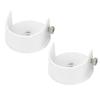 2Pieces Curtain Rod Brackets Curtain Holder for 28mm Curtain Pole Wall Mount Zinc Alloy For Medium and Heavy Curtains