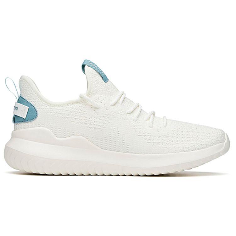 Anta Fabric Shock Absorbing Non-Slip Wear-Resistant Breathable Low-Top Casual Shoes Men sneaker White Blue Green 912128830-3