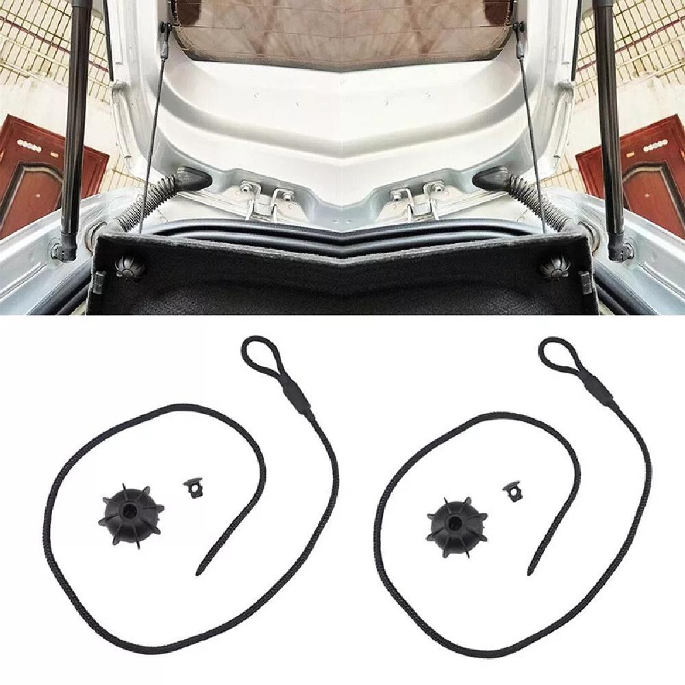 2Pcs Rear Trunk Parcel Shelf String Cord 1K6863447A For VW Golf MK5 MK6
