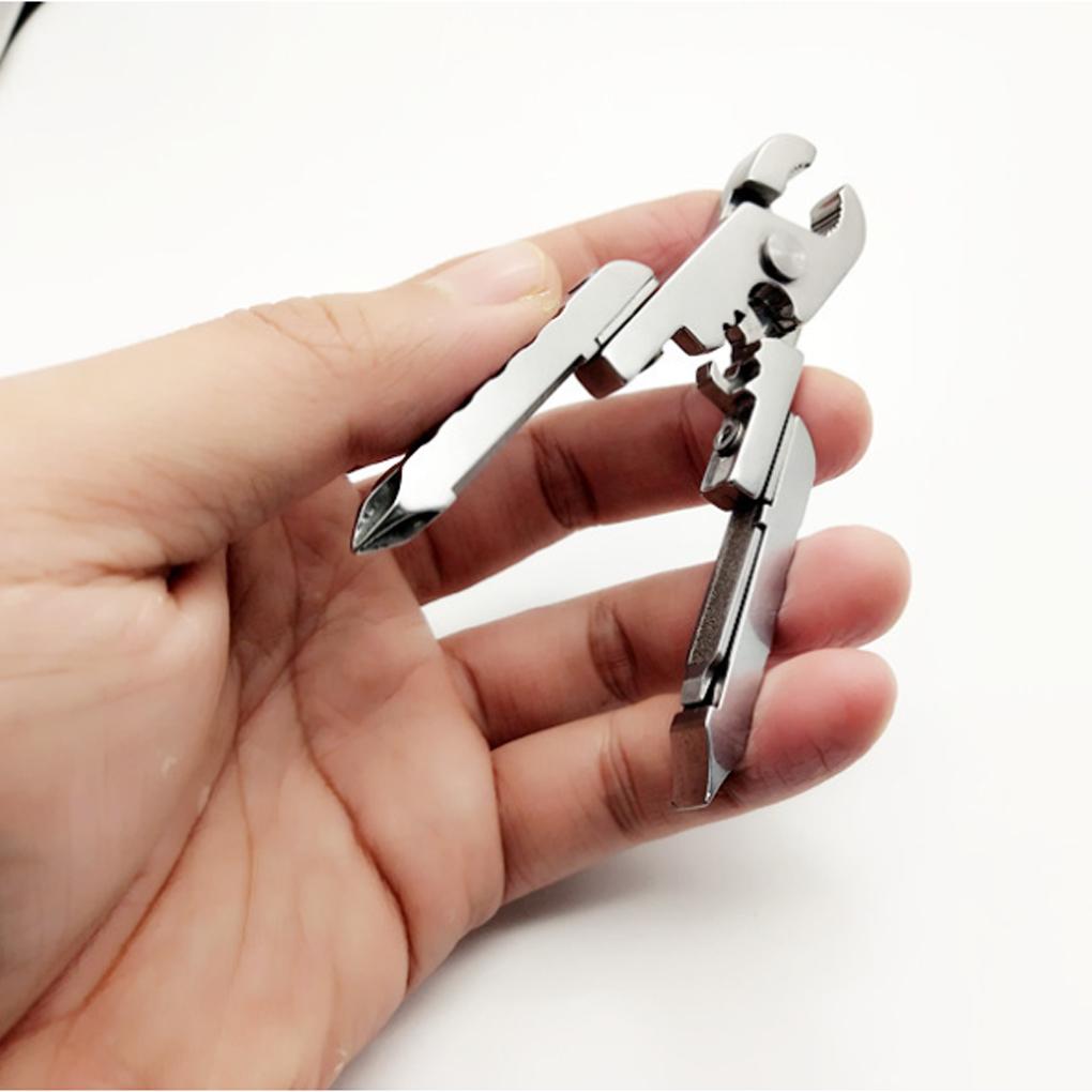 Outdoor Survival Tool 10 In 1 Pliers For All Needs Easy To Camping Survival Multi-functional Tool Silver