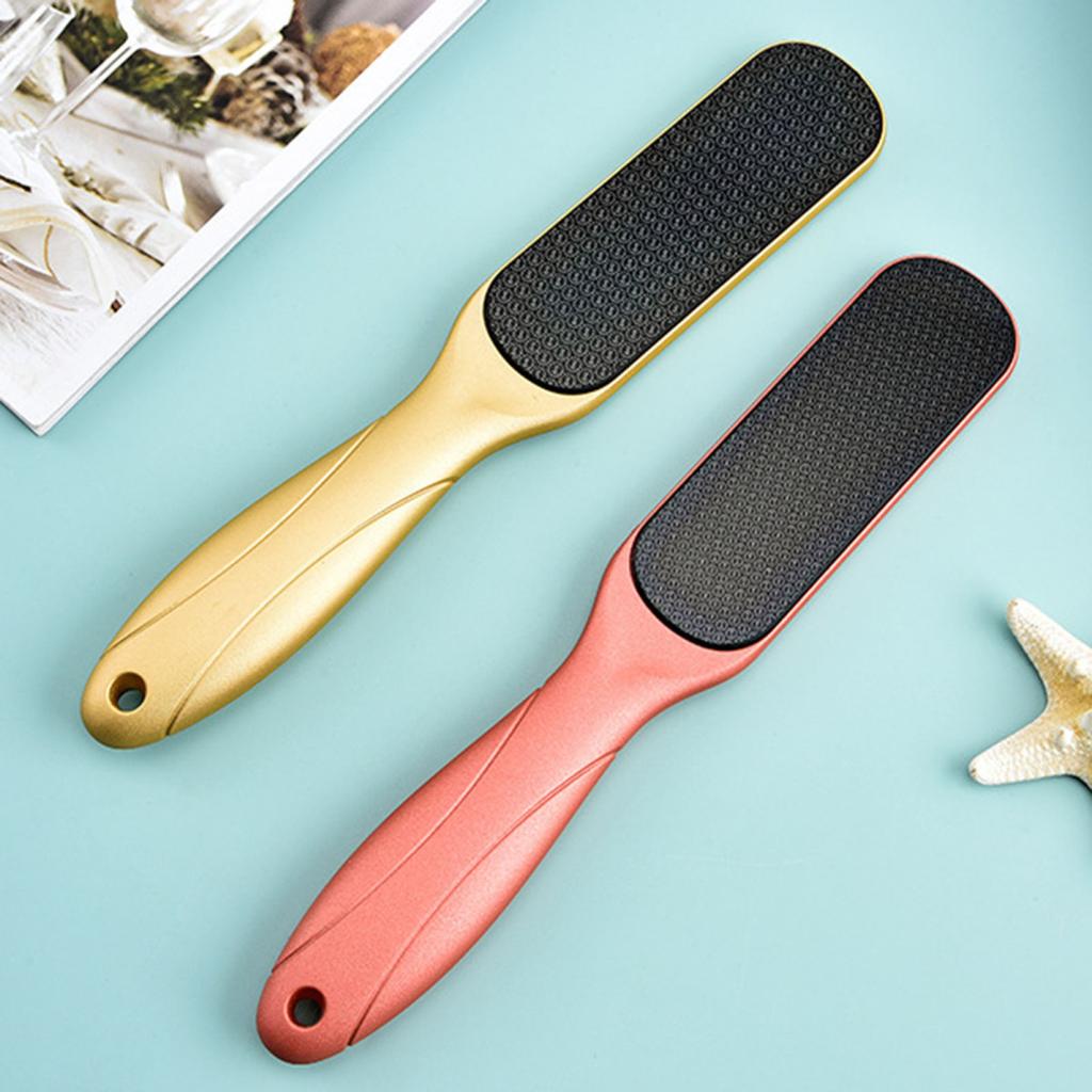 Fußfeile aus Nanoglas, Hornhautentferner, doppelseitiger Fußschleifer für glatte Füße, Nass-/Trockenanwendung, Pediküre-Werkzeug, leicht zu reinigender Fußschrubber