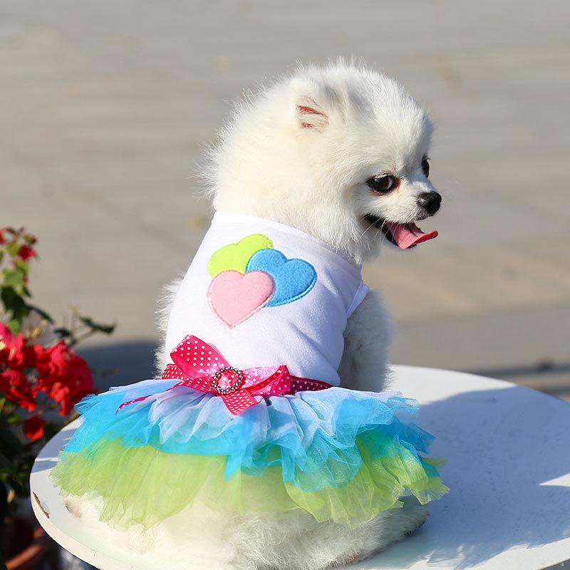 1Pcs pet clothes spring and summer cat clothes pet dog skirt pet supplies cat gauze skirt