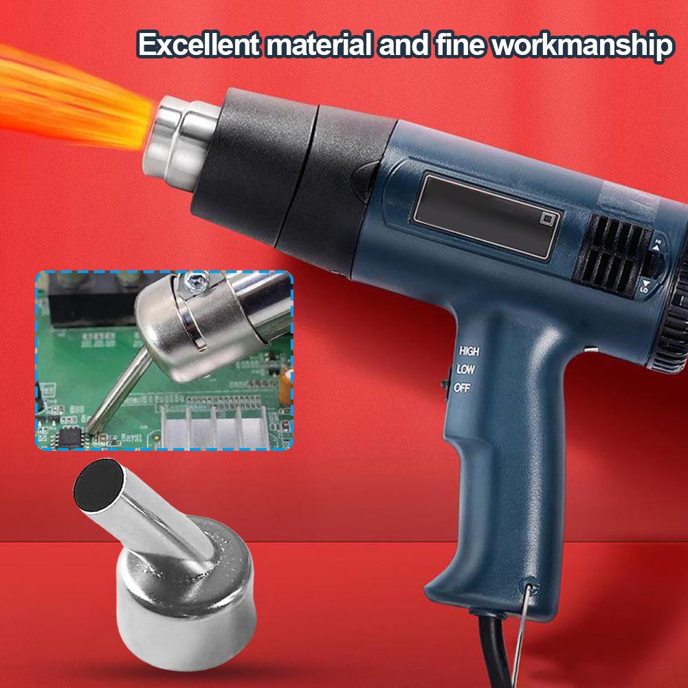 1-5pcs 45 Degree Curved Angle Welding Nozzle Heat Gun Nozzle Sleeve Hot Air Gun Nozzle for 858/858D Hot Air Rework Station