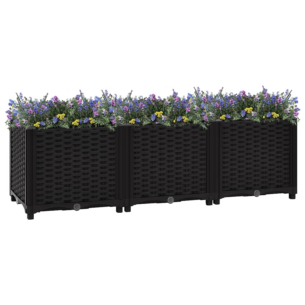 Vidaxl Donica Do Podniesionej Rabaty, 120X40X38 Cm, Polipropylen