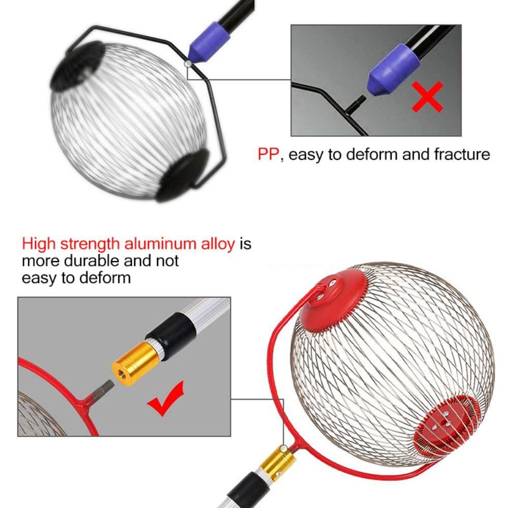 Outdoor Manual Tools Retractable Garden Tools Ball Collector Fruit Picker Ball Picker Nut Harvester