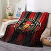 FC Midtjylland logo FlAannel Blanket, High quality Comfortable for All Seasons, Home Decor, Warmth and Comfort