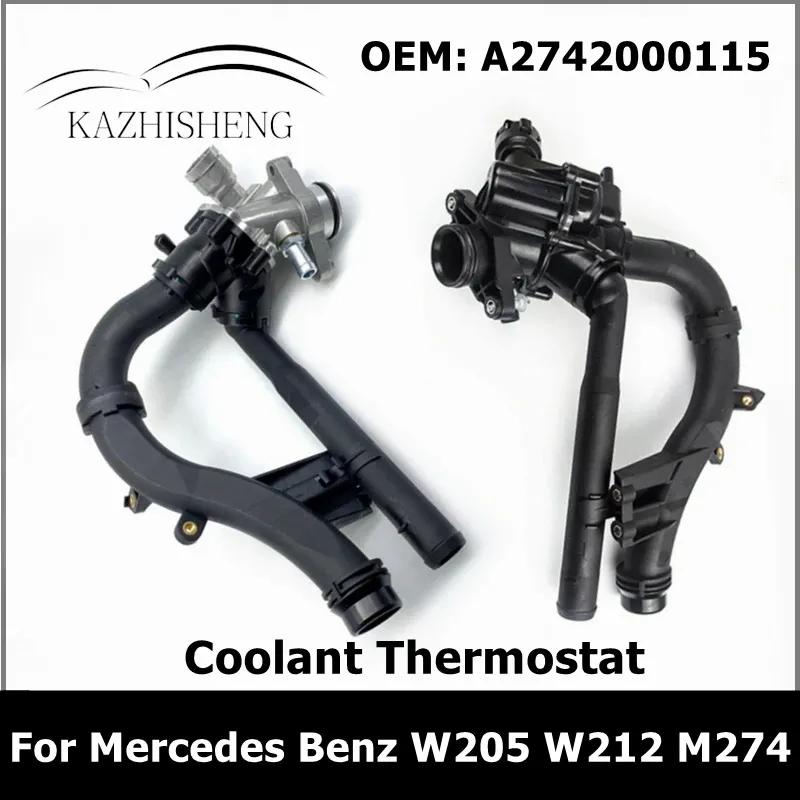 

2742000115 Automotive Coolant Electronic Thermostat Assembly A2742000115 For Mercedes Benz W205 W212 M274 C180 C300 E250 E300 2742000115