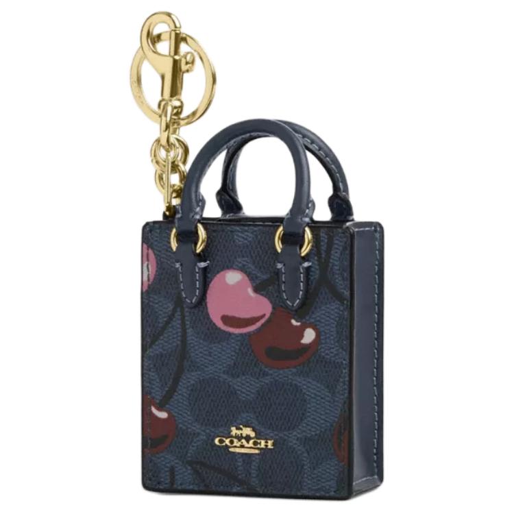 

Новый кожаный аксессуар для сумки COACH Мини женский джинсового цвета CZ084-IMDEI 7.6*3.6*8.9CM