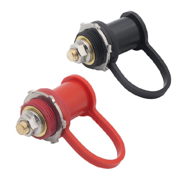 2Pcs 250A Battery Charging Jumper Post Battery Charging Post 3/8" Stud Jump Post
