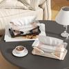 Extendable Tissue Storage Box Minimalist Height Adjustable Light Luxury Napkin Holder Multi-functional Anti-slip Paper Container