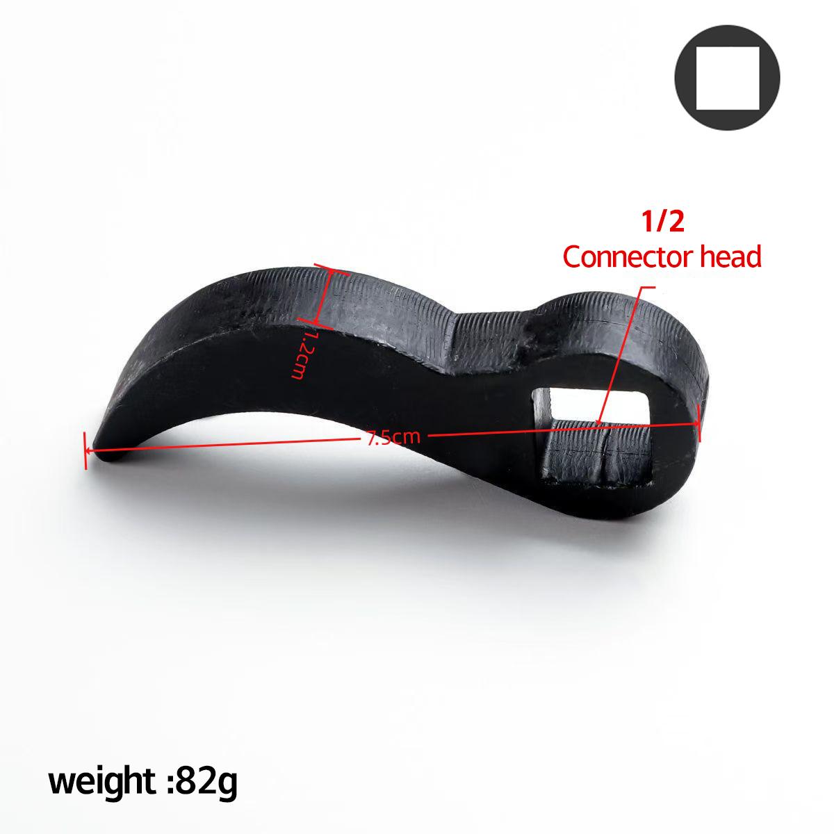 

Motorcycle Ratcheting Crowbar Adapter Head 1/2 Inch Adjustable Tools for Auto Repair Construction Heavy-Duty Prying Hand Tools