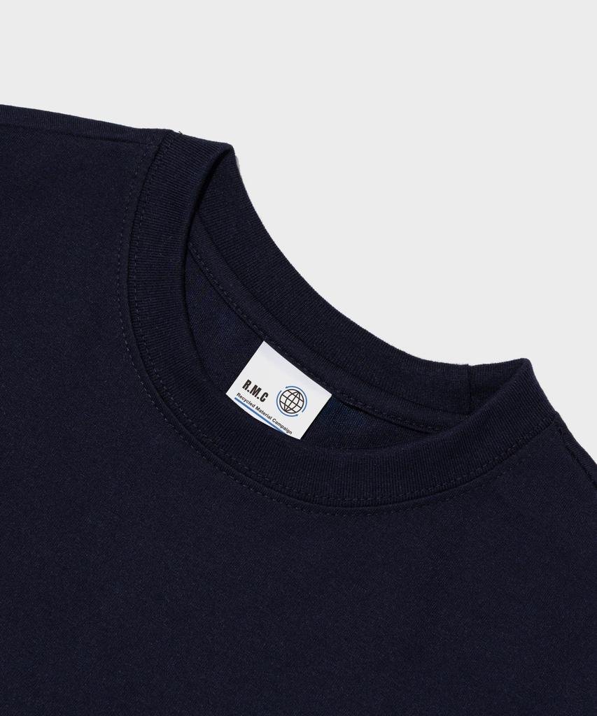 TAILOR STUDIO Rm Logo Short Sleeve T-Shirt (Navy)