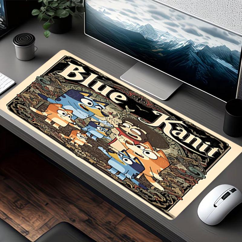 Bluey Print Mouse Pad, for Keyboard Pad Laptop PC Mat for Office Home Use, Desk Decor, Perfect Birthday Gift for Gamers