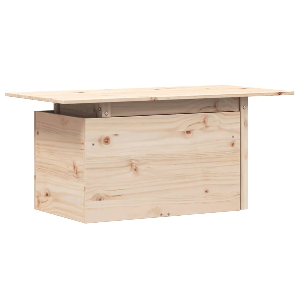 Garden Table 100x50x75 Cm Solid Pine Wood