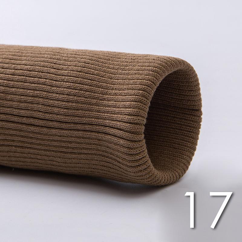 Cotton Rib Stretch Knit Cuffs Collars Hems Fabric Ribbed Knitted Cuffs Neckline Fabric For Sweatshirt Down Jackets Accessories