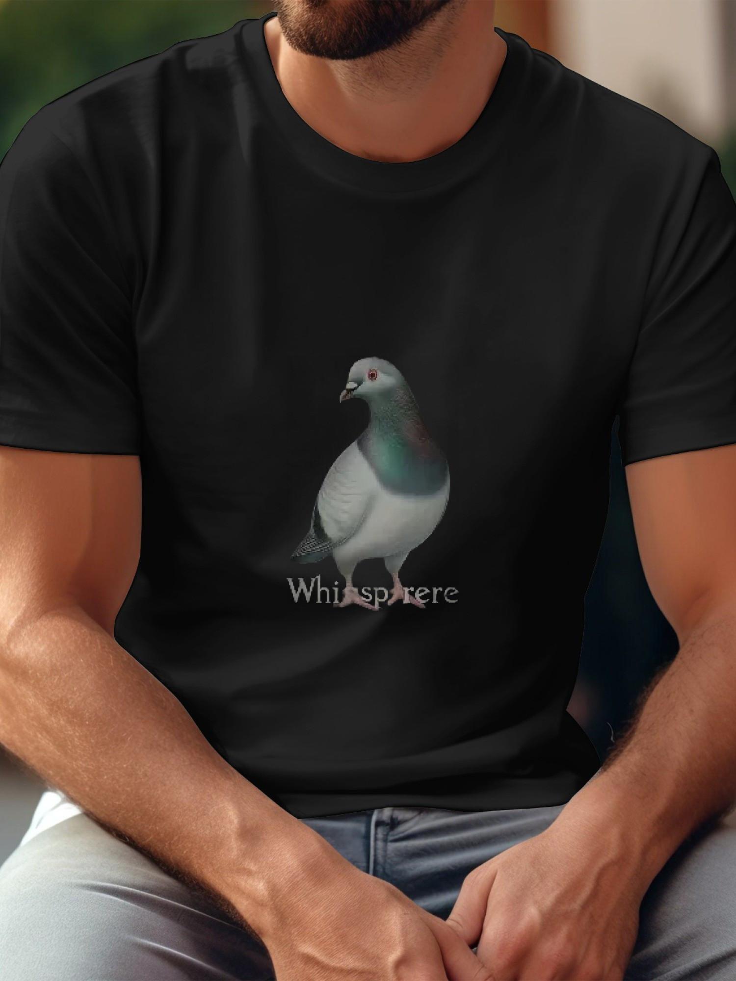 1pc Pigeon Whisperer Graphic T-shirt XXL