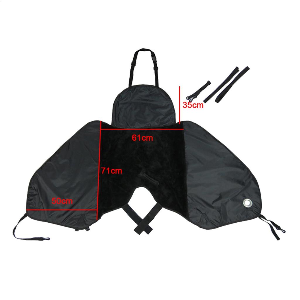 Windproof Motorcycle Leg Cover Waterproof 420D Oxford Cloth Mobility Scooter Panel Cover Leg Lap Apron Cover For Moped Scooter