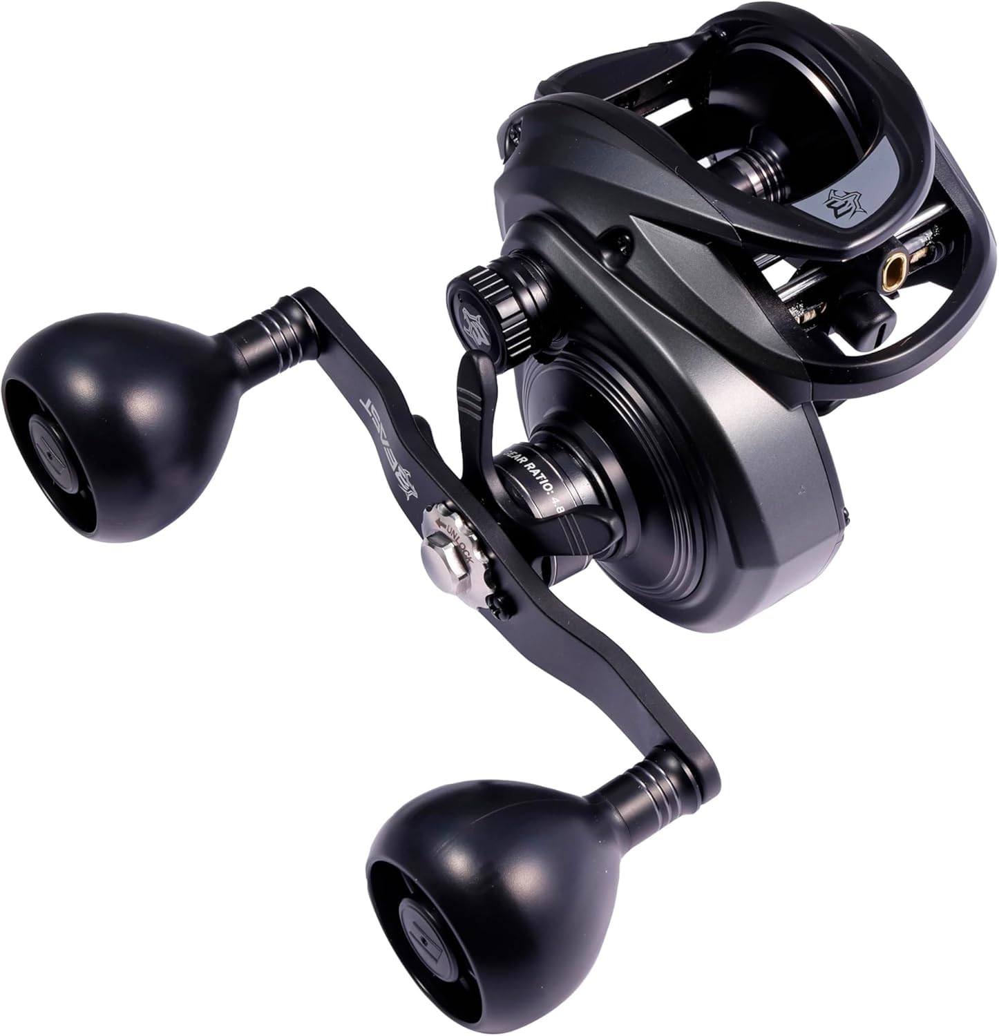 beast lp beast 400 baitcasting reel bass saltwater exotic fish big game чёрный