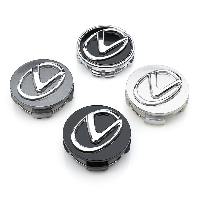 4 szt. 62 mm Nakładki na środek piasty koła samochodowego do Lexus RX330 IS250 CT200h ES300h RX350 IS300h ES350 - Akcesoria do osłon piast kół