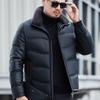 Men's Genuine Leather Down Jacket Thickened Middle-aged Men's Winter New Sheepskin Leather Jacket Men's Casual Warm Jacket for Men
