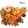 50Pcs Artificial Pumpkin Halloween Decorations For Home Mini Fake Pumpkin Autumn Harvest Party Thanksgiving Ornament Props Decor