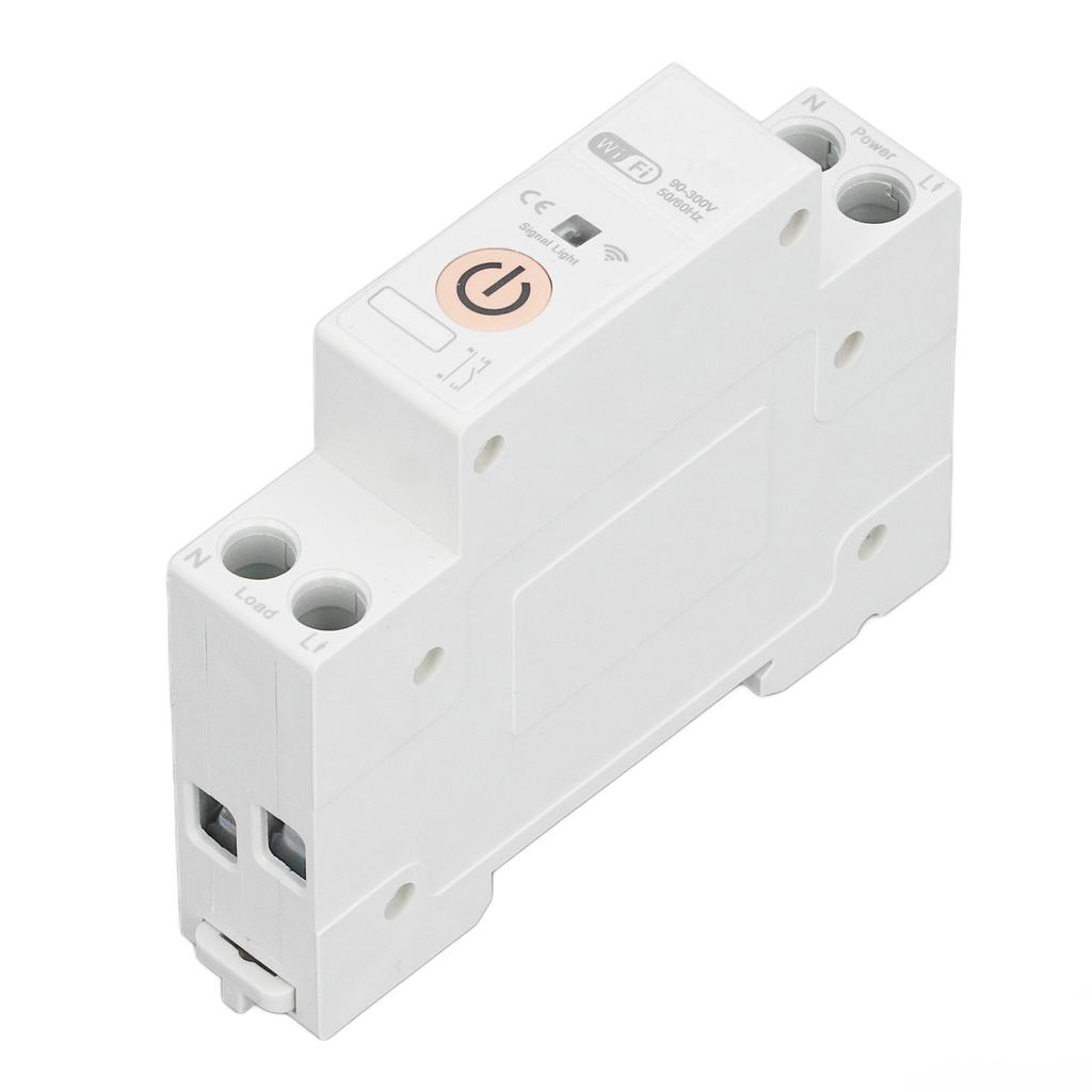 Din Rail Circuit Breaker Remote Control Smart WIFI Switch for Household Appliances AC 90‑300V 2P
