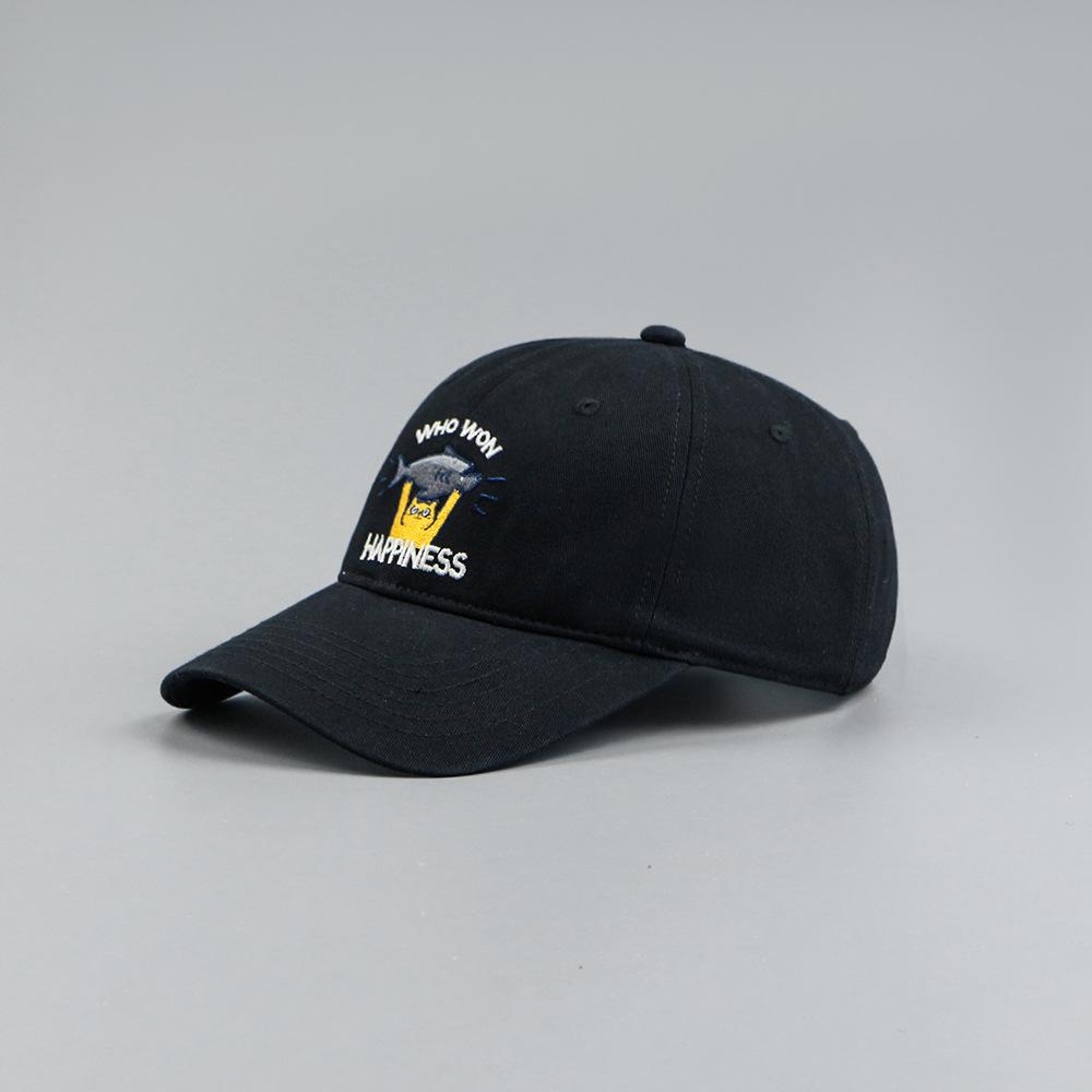 

American Street Hat Baseball Cap Men Women Alphabet Cartoon Embroidery Cap Leisure Sun Protection Sunhat Summer Male Female adjustable